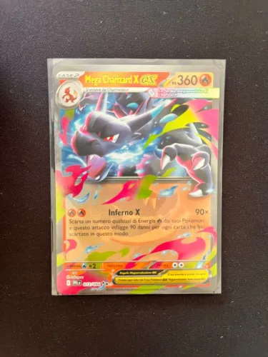  Mega Charizard X EX ( CARTA EM ITALIANO e esta NM)