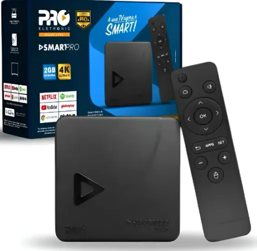 Smart Tv Box Proeletronic Smartpro 4k Hd Prosb-3000/2gb 16gb