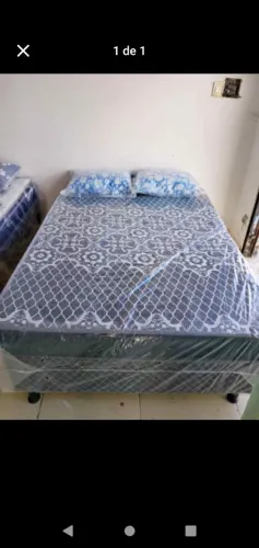 Cama box casal nova