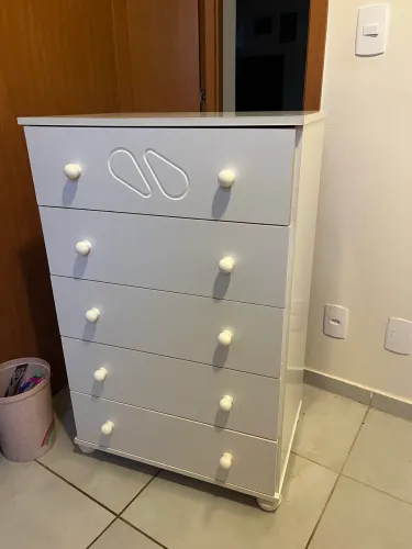 Kit quarto infantil cama cômoda e armário 