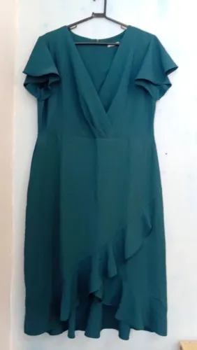 Vestido de tecido 46