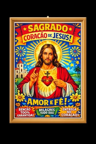 QUADRO SAGRADO CORAÇÃO DE JESUS