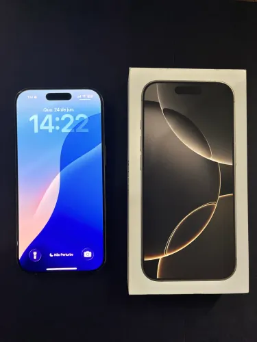 iPhone 16 Pro 128Gb Titânio Natural