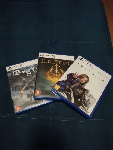 Jogos PS5 - Demon's Souls - Elden Ring - Pragmata