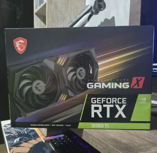 Placa de Video MSI GeForce RTX 3060 Ti Gaming X, LHR, 8GB, GDDR6, 256-bit
