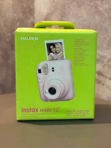 câmera instantânea,Fujifilm Instax Mini 12 na cor Blossom Pink