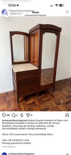 Nobre guarda vestidos 