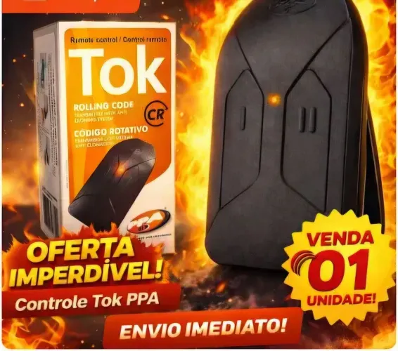 Controle Motor de Portão PPA tx Tok