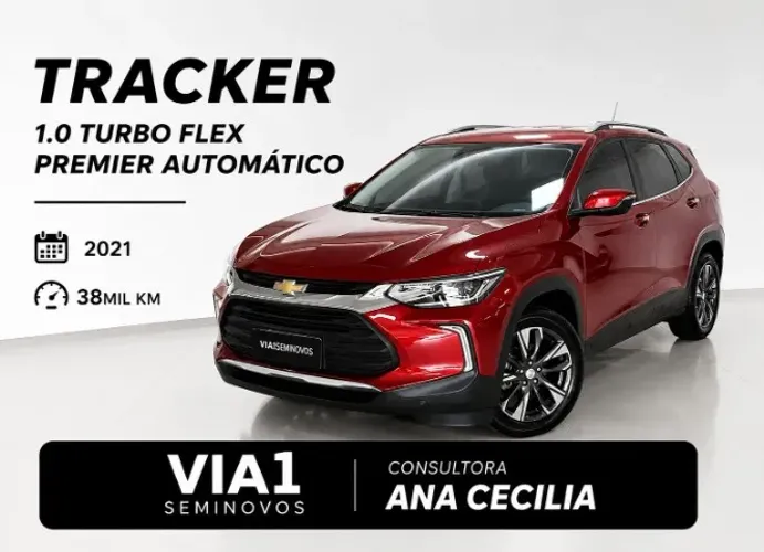 Chevrolet Tracker Premier 1.0 Turbo 12V Flex AUT 2021