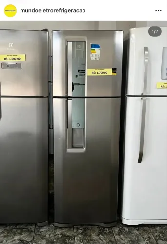 Geladeira Electrolux Inox 