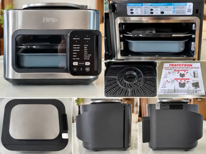 Ninja SFP701 Combi Cooker 12 em 1 - Air Fryer + Forno + Vapor Premium.