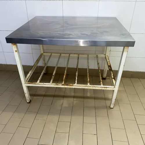 Mesa de inox industrial