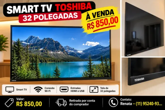 Smart TV 32 polegadas