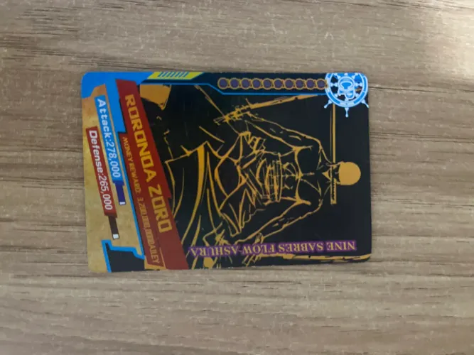 RORONOA ZORO ONE PIECE CARD