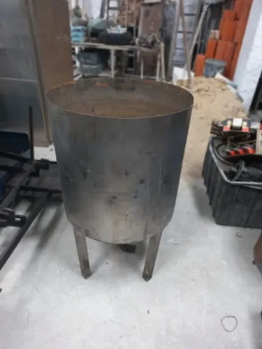 Funil Aço Inox 1000 Mm Altura X 600 Mm Diâmetro / -- 00215