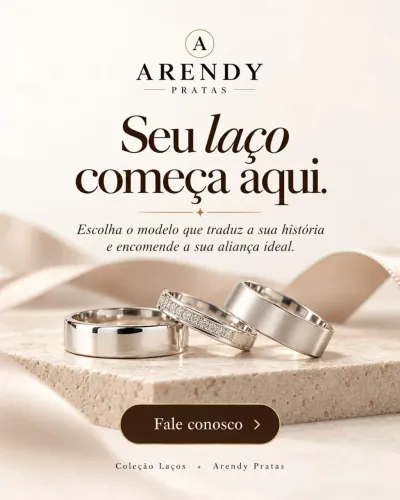 Alianças em PRATA 950!