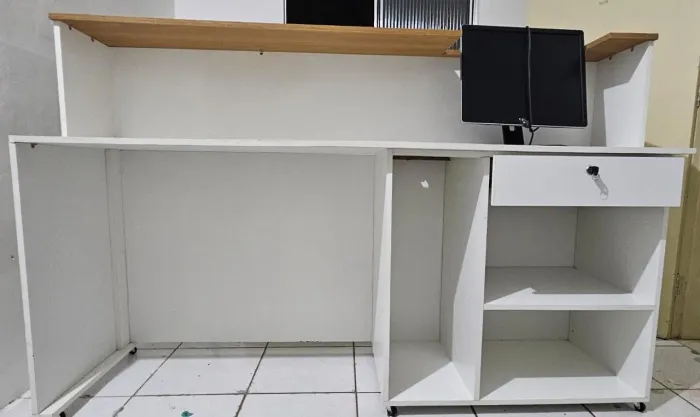 Balcão mdf branco