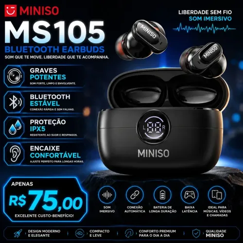 ? MINISO MS105 BLUETOOTH EARBUDS ?