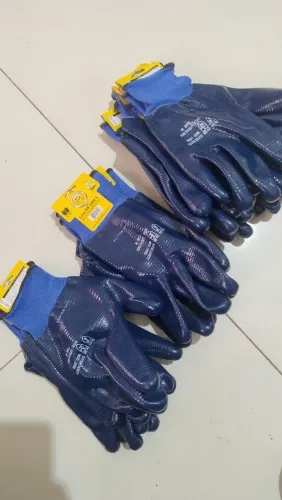 Luvas emborrachada, impermeável