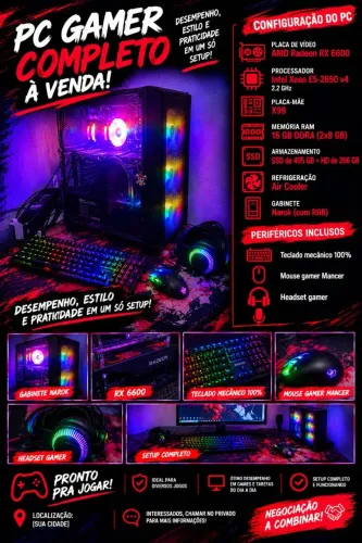 Pc gamer completo