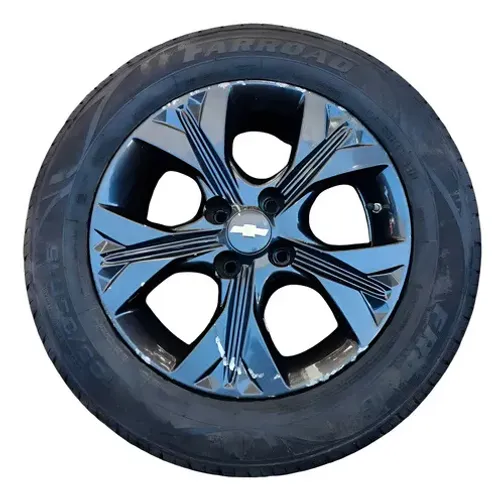 Roda Aro 15 C/pneu Gm Onix 2020 2021 A 2024 C/detalhe Preto