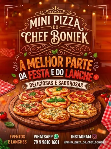 Pizzas do Chef Boniek ?