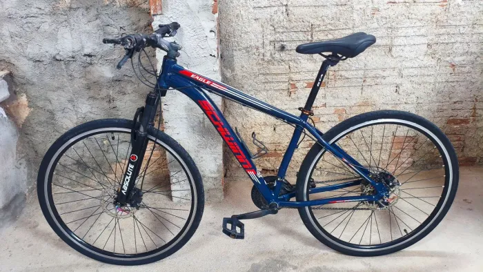 Bike aro 29 com freio a disco e cubo k7