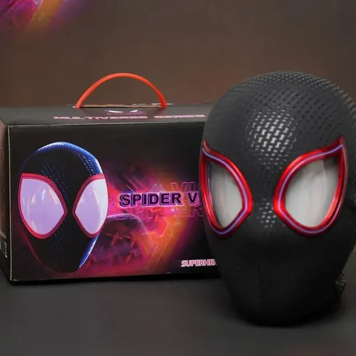 Máscara Homem-Aranha Miles Morales ULTIMATE - ELÉTRICA