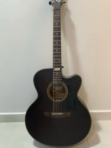 Violão strimberg jumbo preto fosco