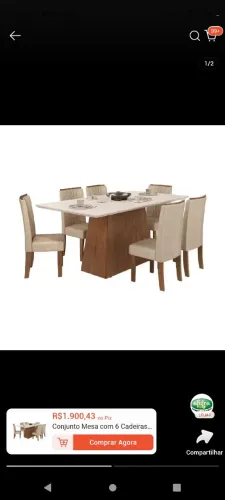 Mesa 6 lugares