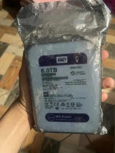 HD 8TB Western Digital WD Purple (WD80PURZ) - "Novo" - LEIA A DESCRIÇÃO