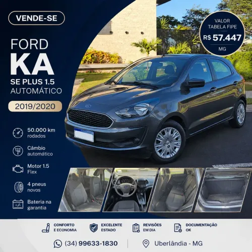 Ford KA 1.5 SE 12V Flex 5P Aut. 2020