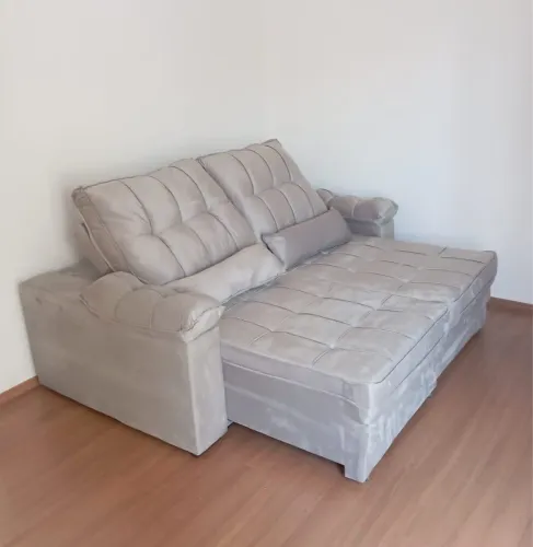 SOFÁ MORFEU RETRÁTIL E RECLINÁVEL - LARGURA 2.00