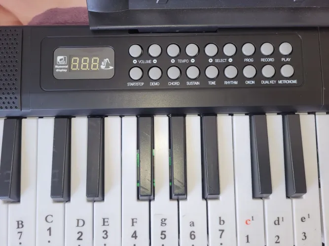 Teclado semi novo