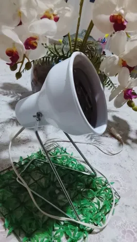 Lâmpada infra vermelho - terapêutica 