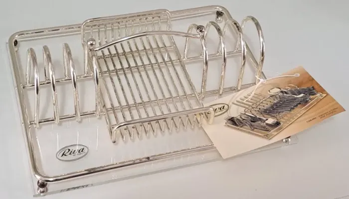 Suporte para talheres em prata marca Riva