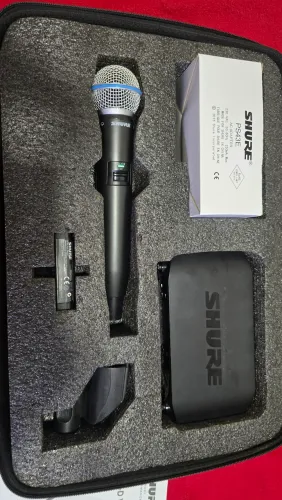 Microfone shure sem fio