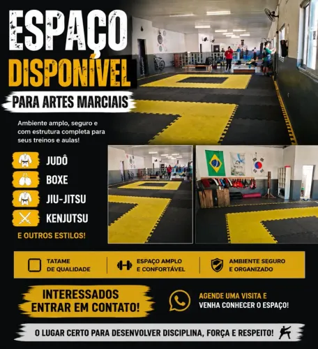 Espaço disponível para artes marciais 
