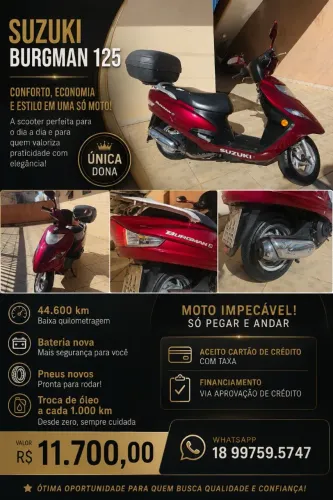Burgman i única dona