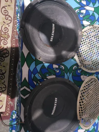 Par de auto falantes woofer 10" 250w RMS 1000W PMPO