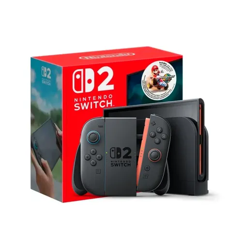Bundle nitendo Stwitch 2 + jogo Mário