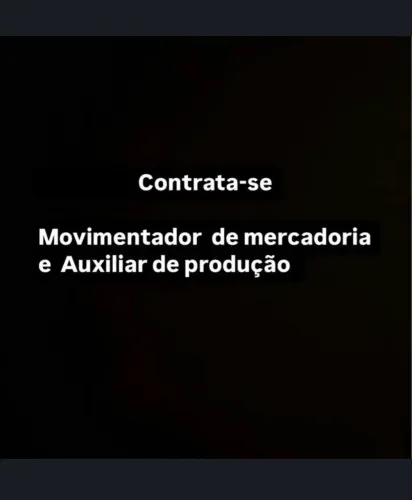 Auxiliar de produção 