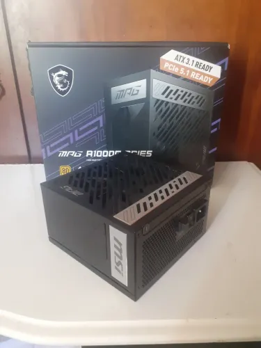 Fonte MSI MPG A1000G, 1000W, 80 plus gold, full modular