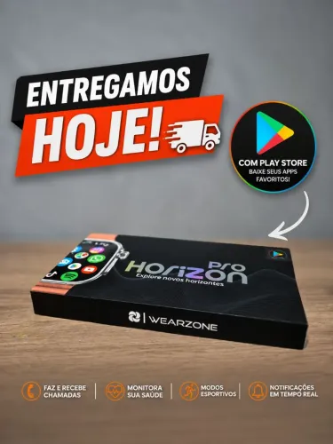 Smartwatch Horizon Pro Android | Play Store, WhatsApp e GPS
