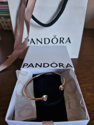 Bracelete Pandora signature rose