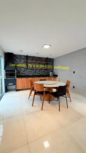 Leo vende, bairro Sim, 3\4 sendo uma suíte, goumert, energia solar