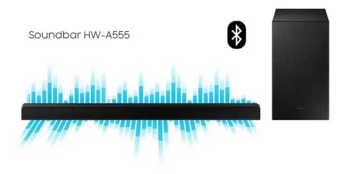 Soundbar Samsung Hw-a555 2.1 410 W Rms Bluetooth-Pegar Ingá/Niterói/RJ