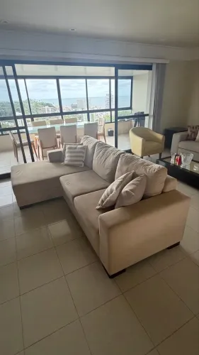 Sofá em L com chase 2,60m X 0,90m Caqui