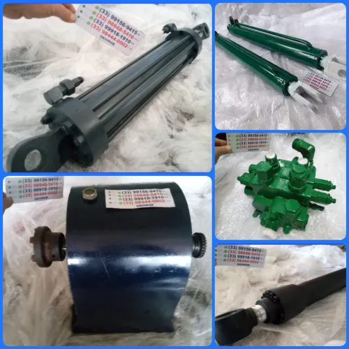 REDUTOR PISTÃO HIDRÁULICO COMANDO BOMBA MOTOR DE TRAÇÃO GARRA FLORESTAL ROTATOR  