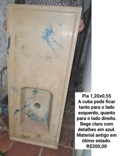 Pia de Cozinha 1,20x0,55